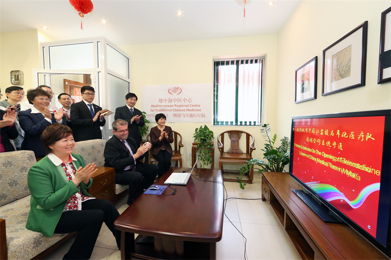 援马耳他医疗队远程会诊系统开通.JPG